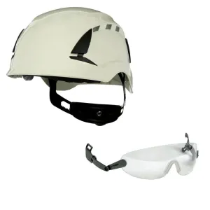 3M™ SecureFit™ X5501V-CE Helmet and V9C Glasses Bundle