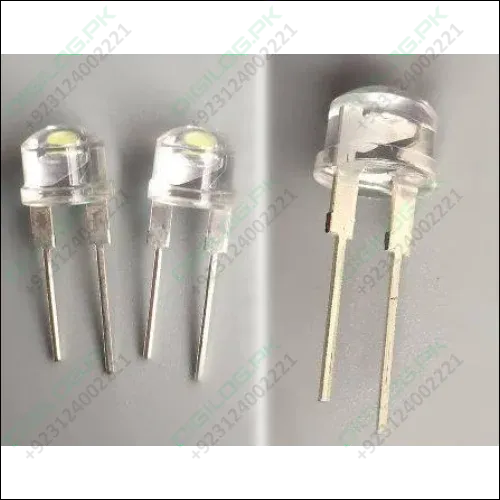 8mm Led Lamp White Color Led 0.5watt
