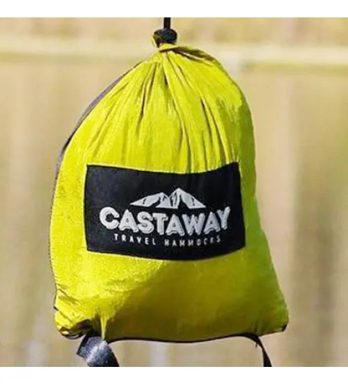 Castaway Single Travel Hammock - Yellow/Royal
