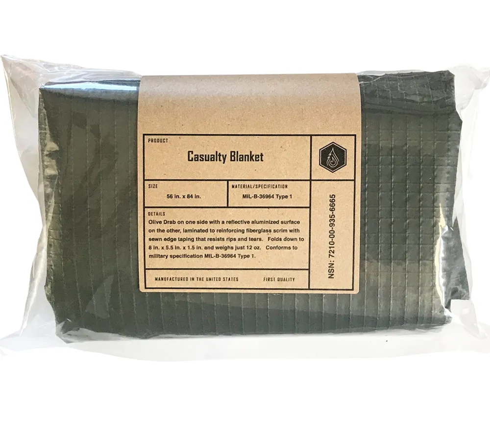 Casualty Blanket, MIL-B-36964 Type 1, NSN 7210-00-935-6665
