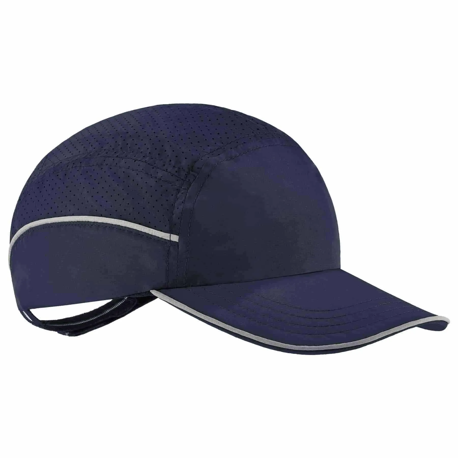 Ergodyne 23339 8965 Long Brim Navy Lightweight Bump Cap Hat   LED Lighting