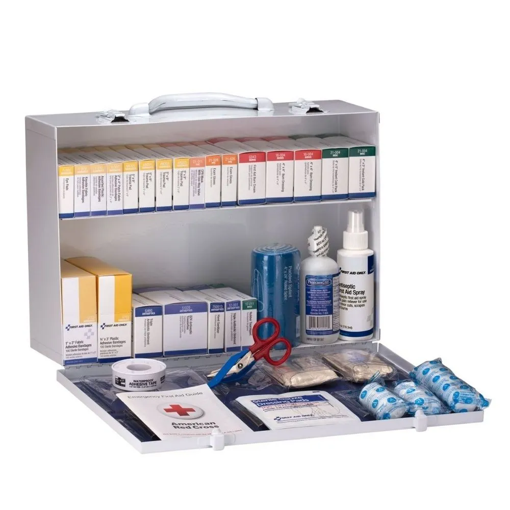First Aid Only 90603 2 Shelf First Aid ANSI B  Metal Cabinet, without Meds