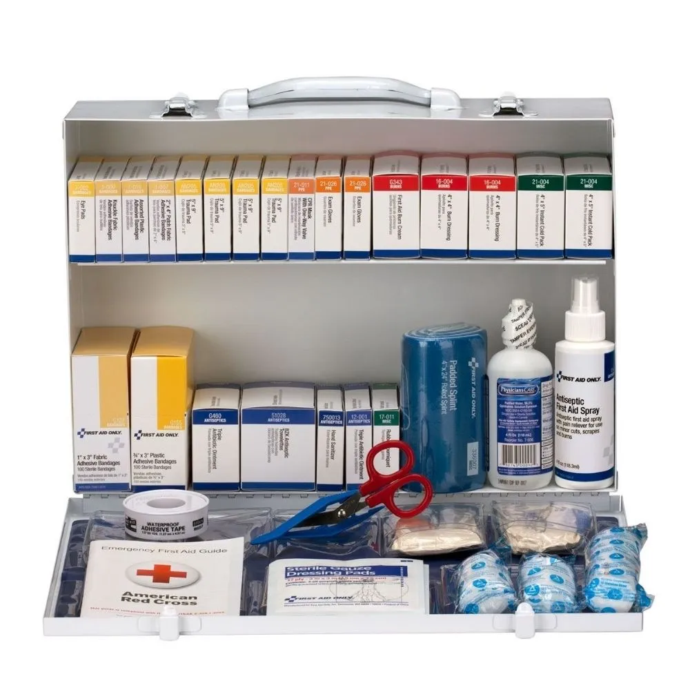 First Aid Only 90603 2 Shelf First Aid ANSI B  Metal Cabinet, without Meds