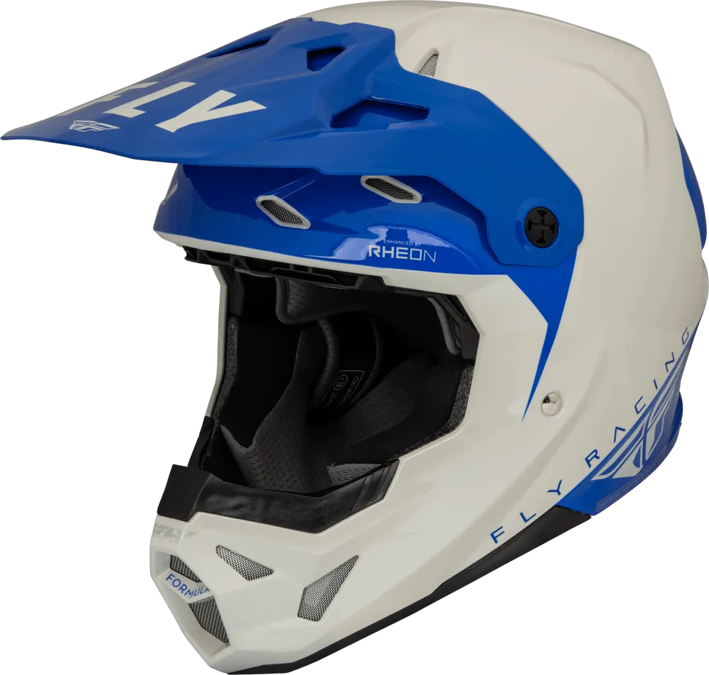 Fly Racing Formula CP Slant Helmet Grey/Blue