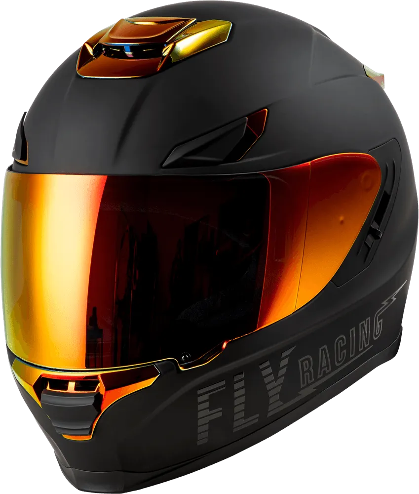 Fly Racing Sentinel Recon Helmet Matte Black/Fire Chrome