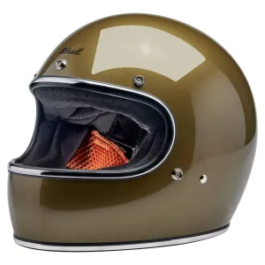 Gringo DOT/ECE R22.06 Approved Full Face Helmet - Ugly Gold Metallic
