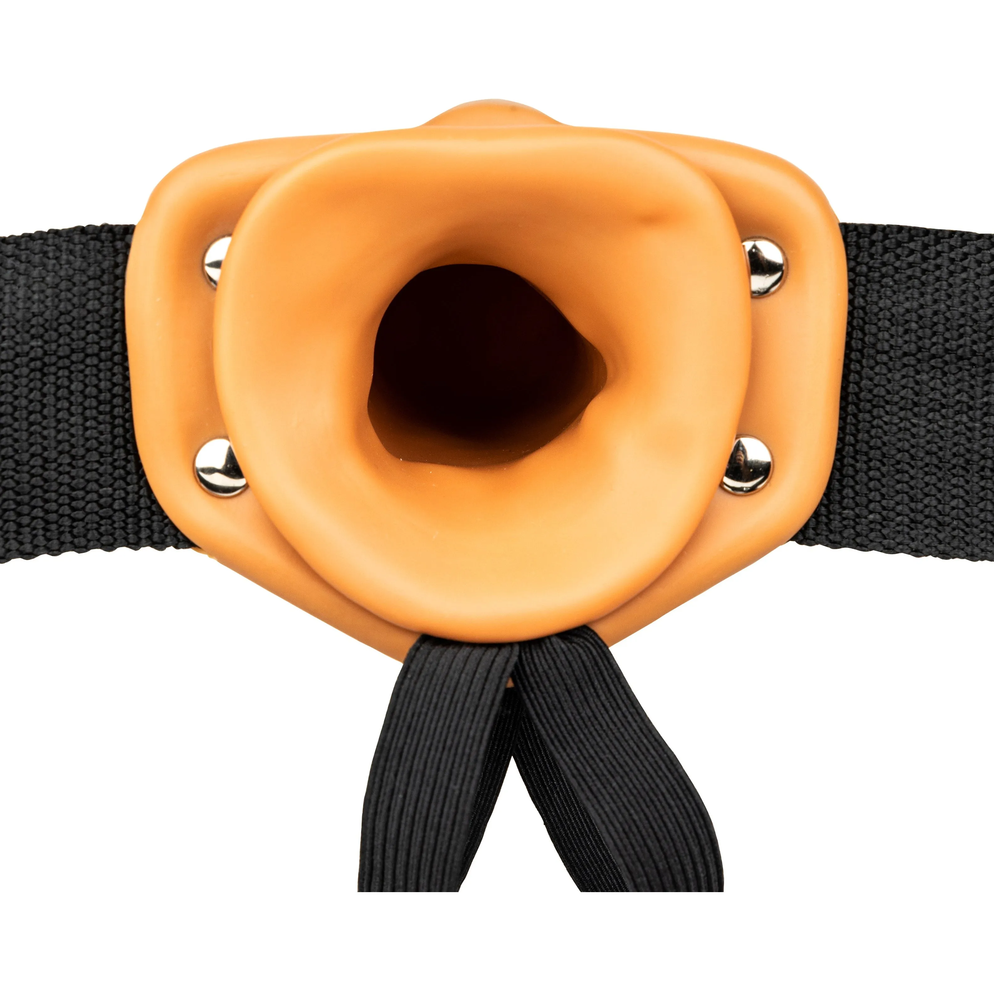 Hollow Strap-on Without Balls 6 Inch - Tan