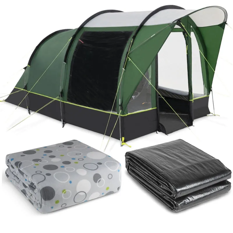 Optimized title: 3-Person Kampa Brean Poled Tent Package