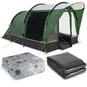 Optimized title: 3-Person Kampa Brean Poled Tent Package