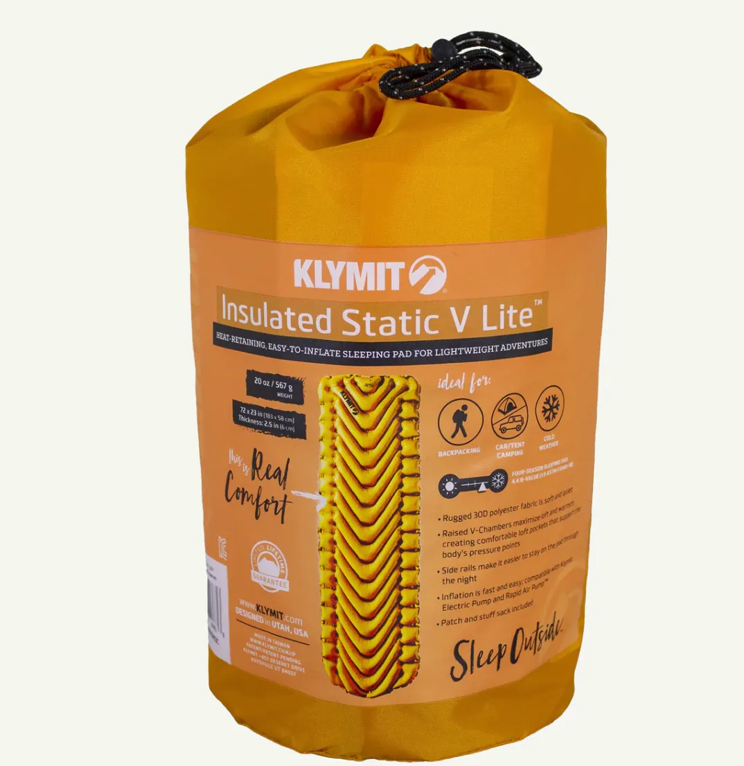 Klymit Insulated Static V Lite Sleeping Mat