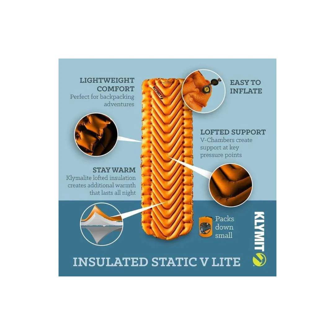 Klymit Insulated Static V Lite Sleeping Mat
