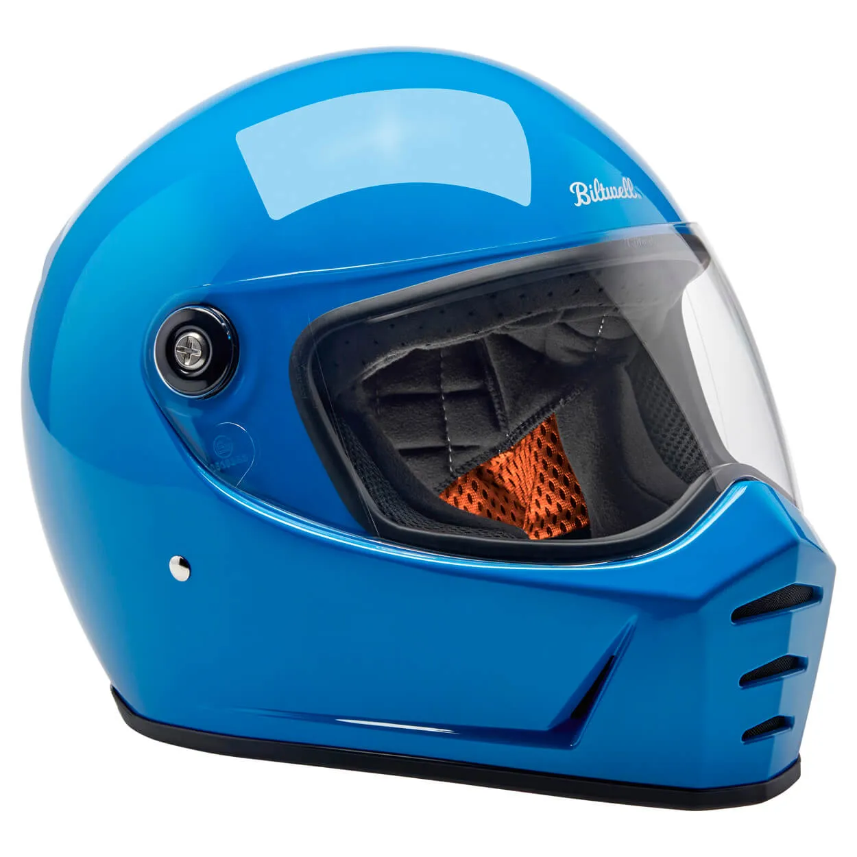 Lane Splitter DOT/ECE R22.06 Approved Full Face Helmet - Gloss Tahoe Blue