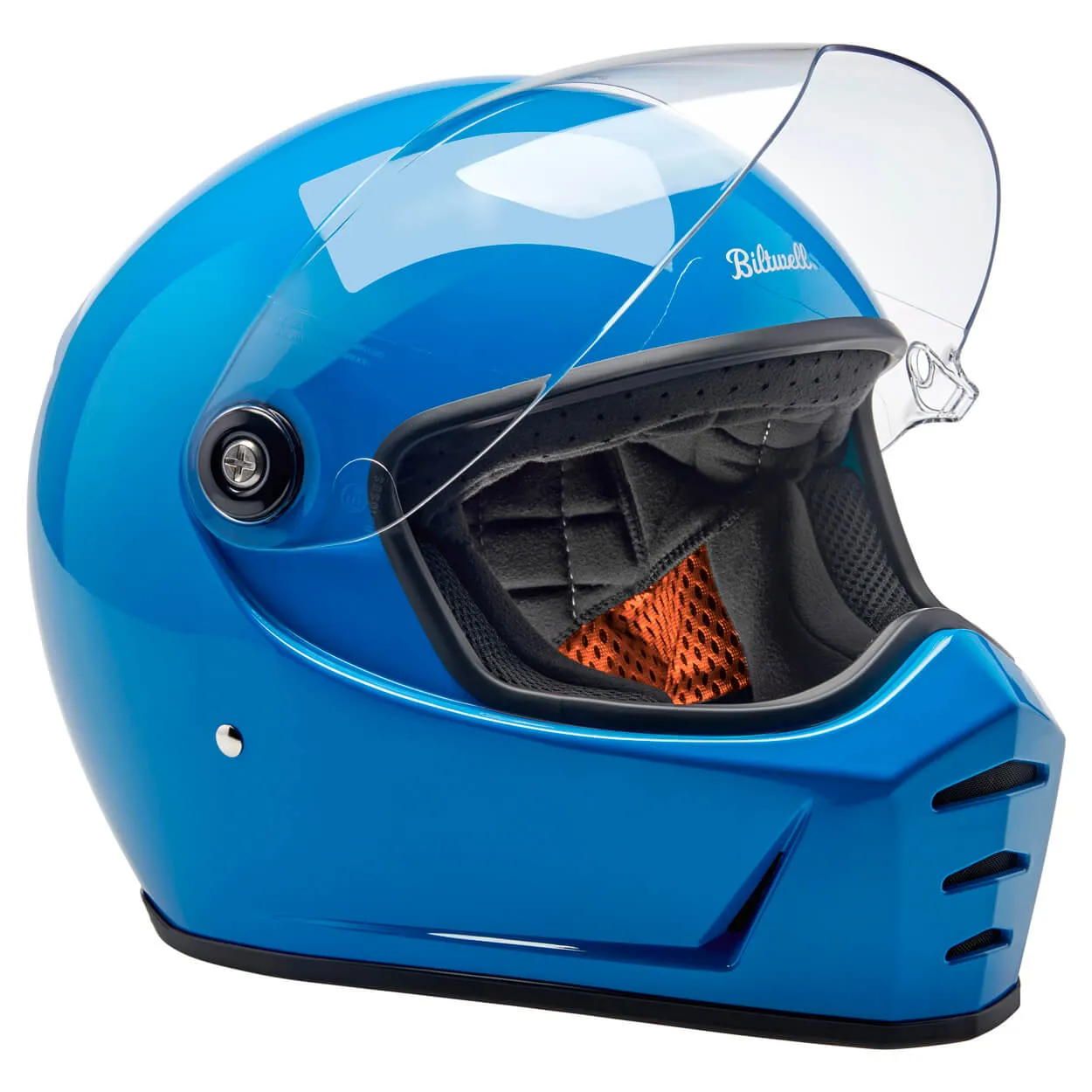 Lane Splitter DOT/ECE R22.06 Approved Full Face Helmet - Gloss Tahoe Blue