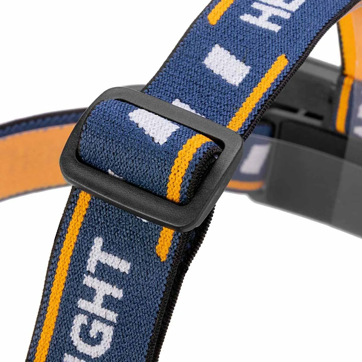 LED Rechargeable Water-resistant Headlamp, Red and White Light