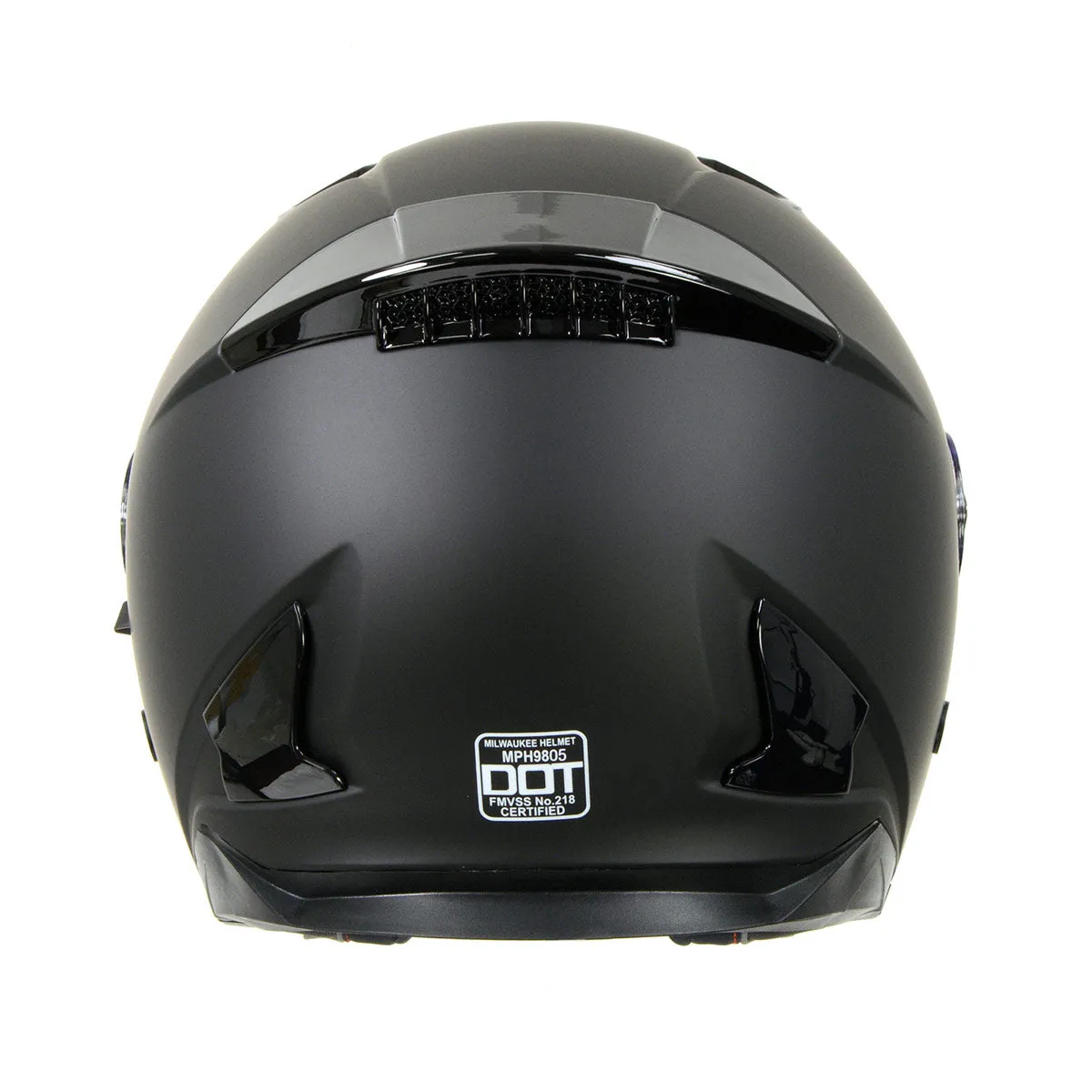 Milwaukee Performance Helmets MPH9805DOT 'Shift' Open Face 3/4 Matte