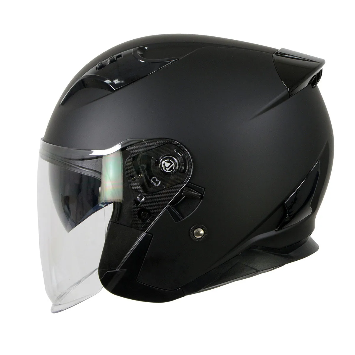 Milwaukee Performance Helmets MPH9805DOT 'Shift' Open Face 3/4 Matte