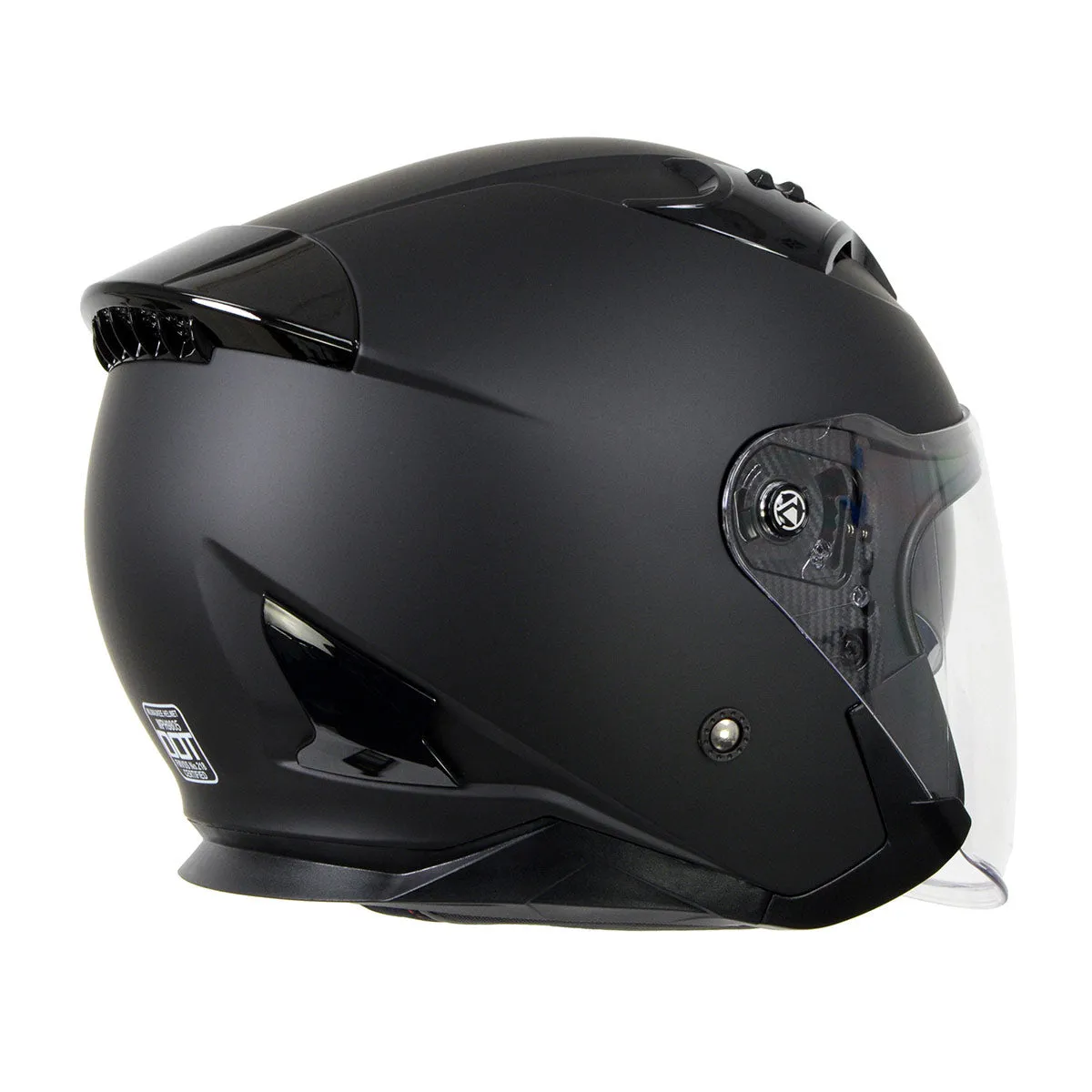 Milwaukee Performance Helmets MPH9805DOT 'Shift' Open Face 3/4 Matte