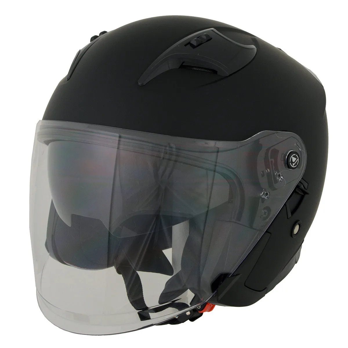 Milwaukee Performance Helmets MPH9805DOT 'Shift' Open Face 3/4 Matte