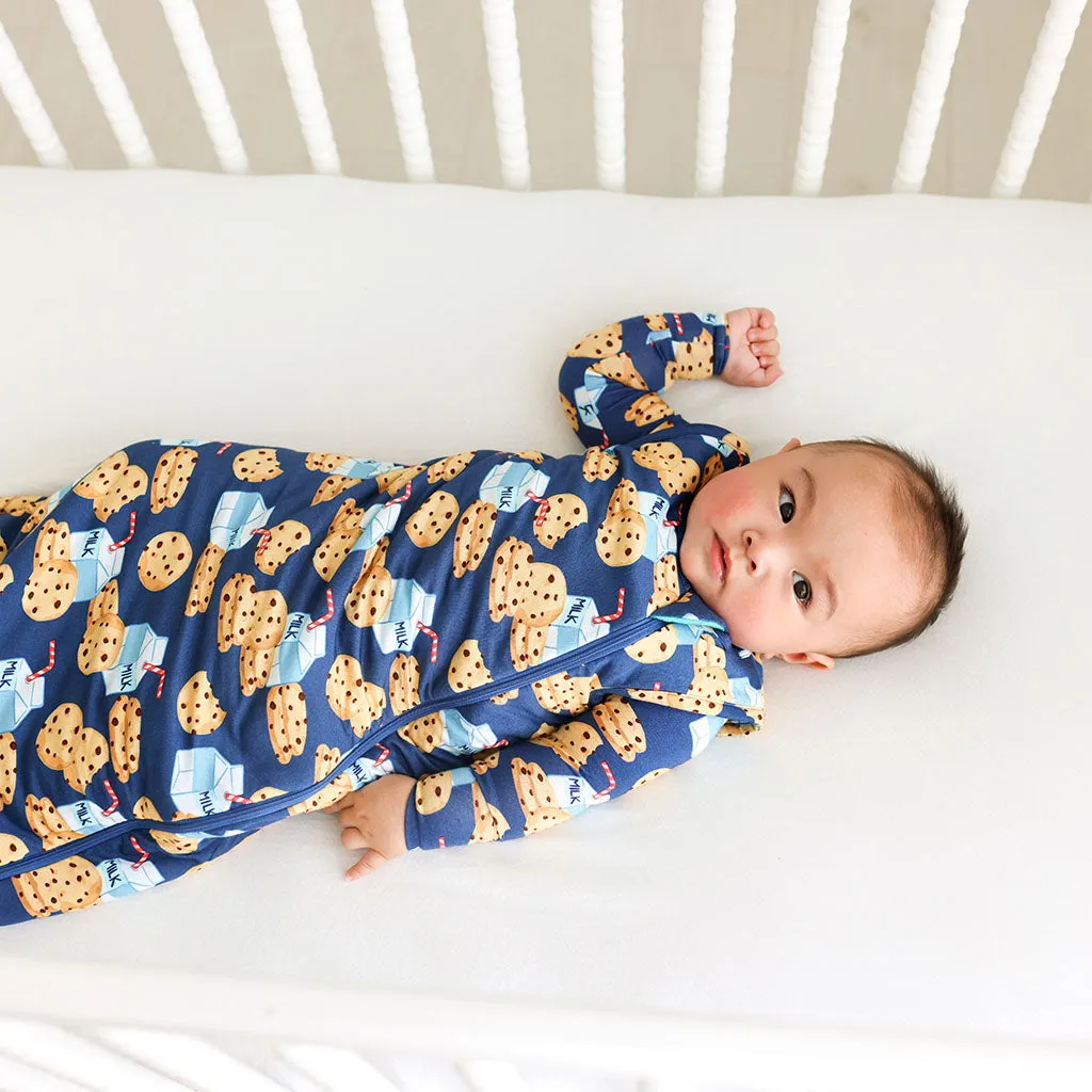 Posh Peanut 1.0 Tog Sleeveless Sleep Bag - Milk & Cookies