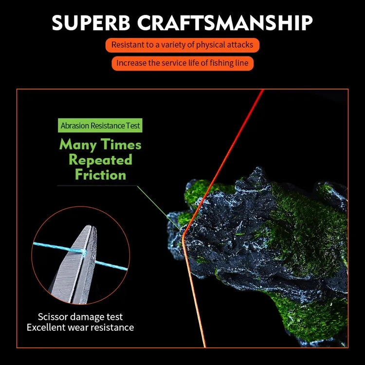 PROBEROS 8 Edited 100M Majestic Horse Fish Line, Line number: 5.0 / 60LB(Red)