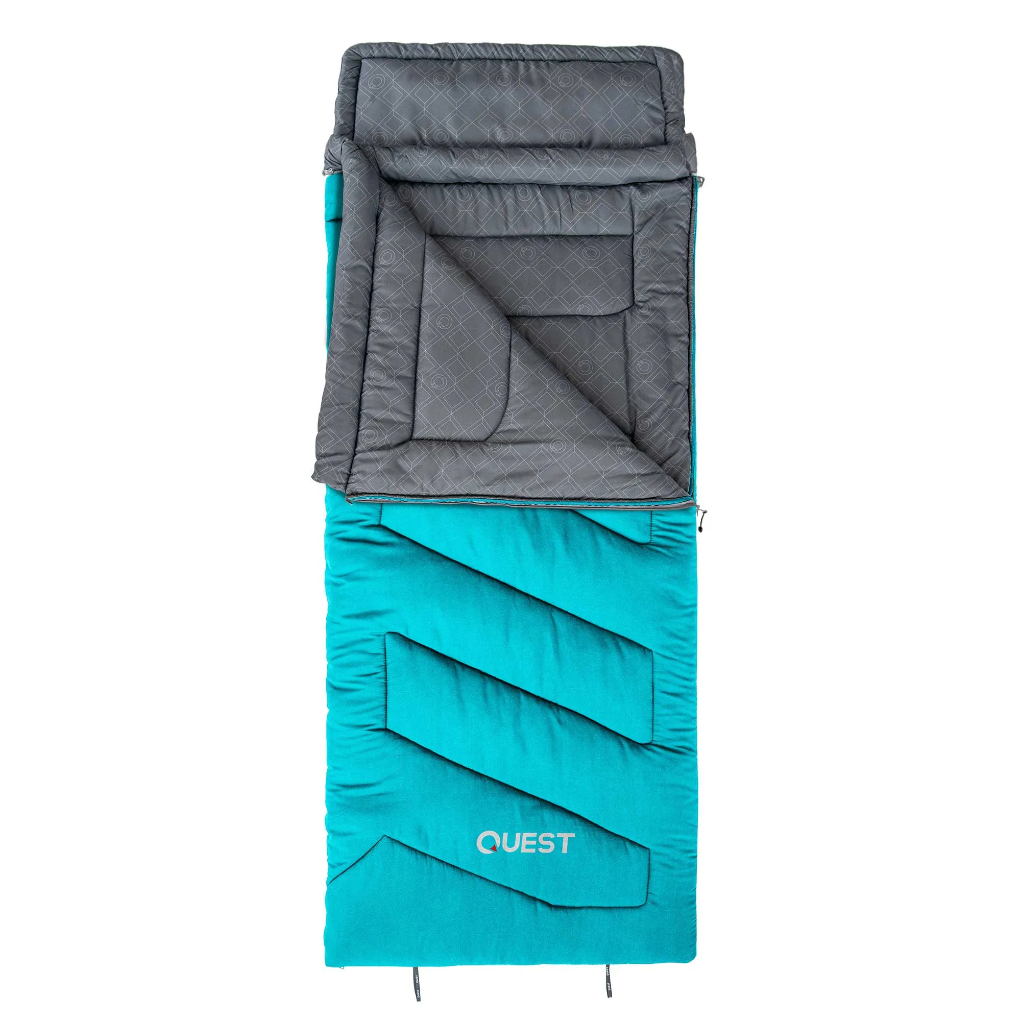 Quest Outdoors Ridgeline 5 Sleeping Bag - Ultra-Comfortable and Lightweight 5-Season Outdoor Sleeping Bag for Camping and Hiking