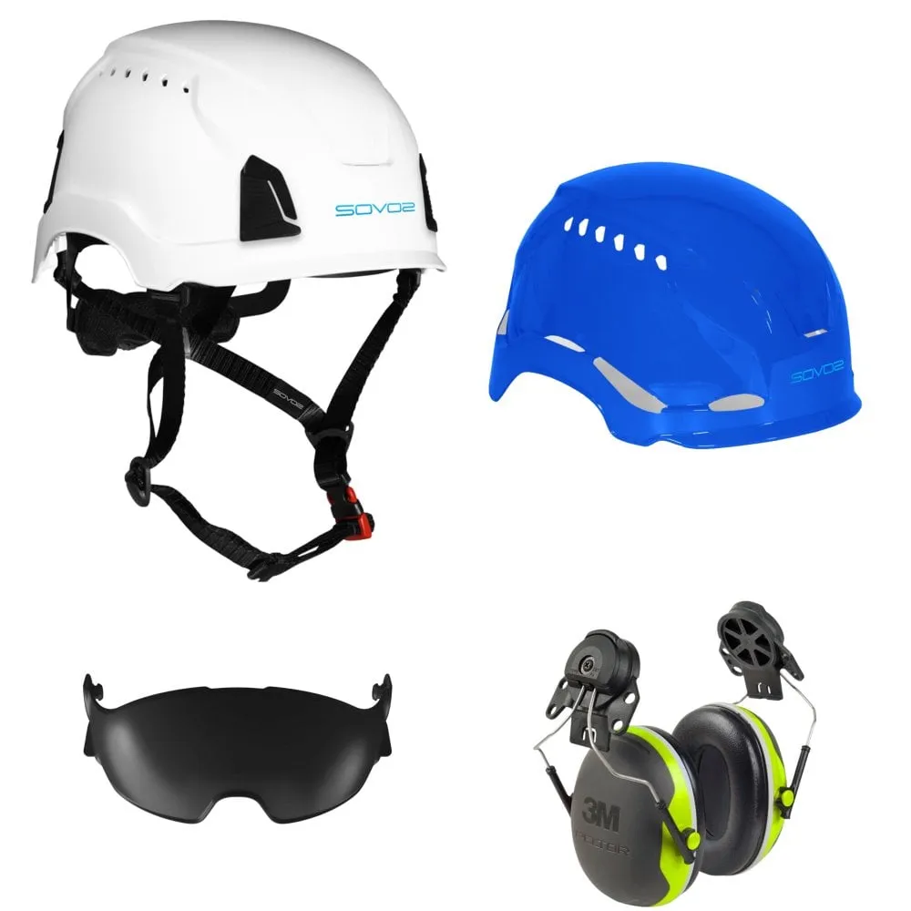 S3200 Chainsaw Helmet Half Visor and Ear Defenders