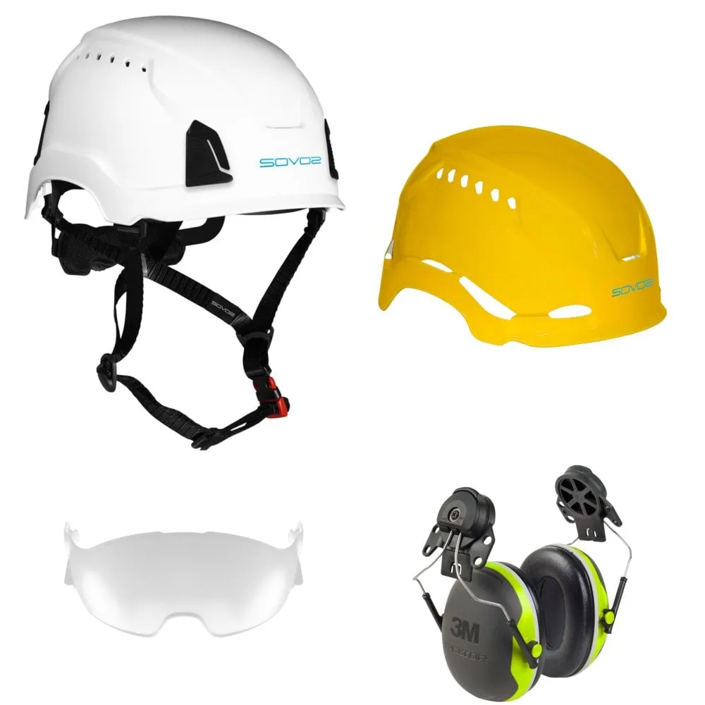 S3200 Chainsaw Helmet Half Visor and Ear Defenders