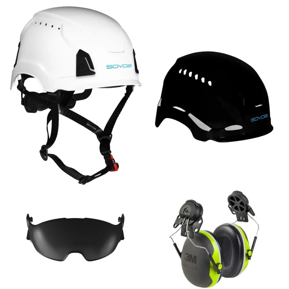 S3200 Chainsaw Helmet Half Visor and Ear Defenders