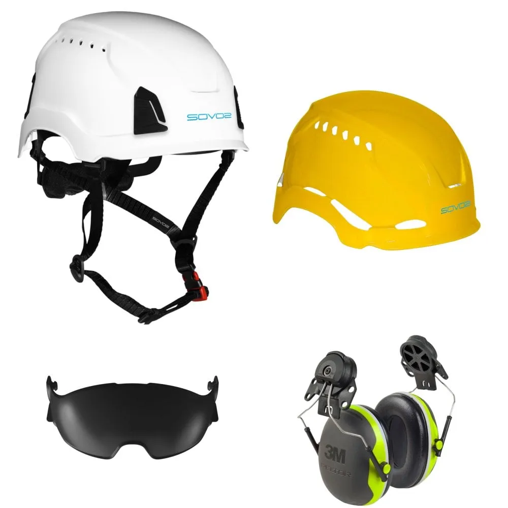S3200 Chainsaw Helmet Half Visor and Ear Defenders
