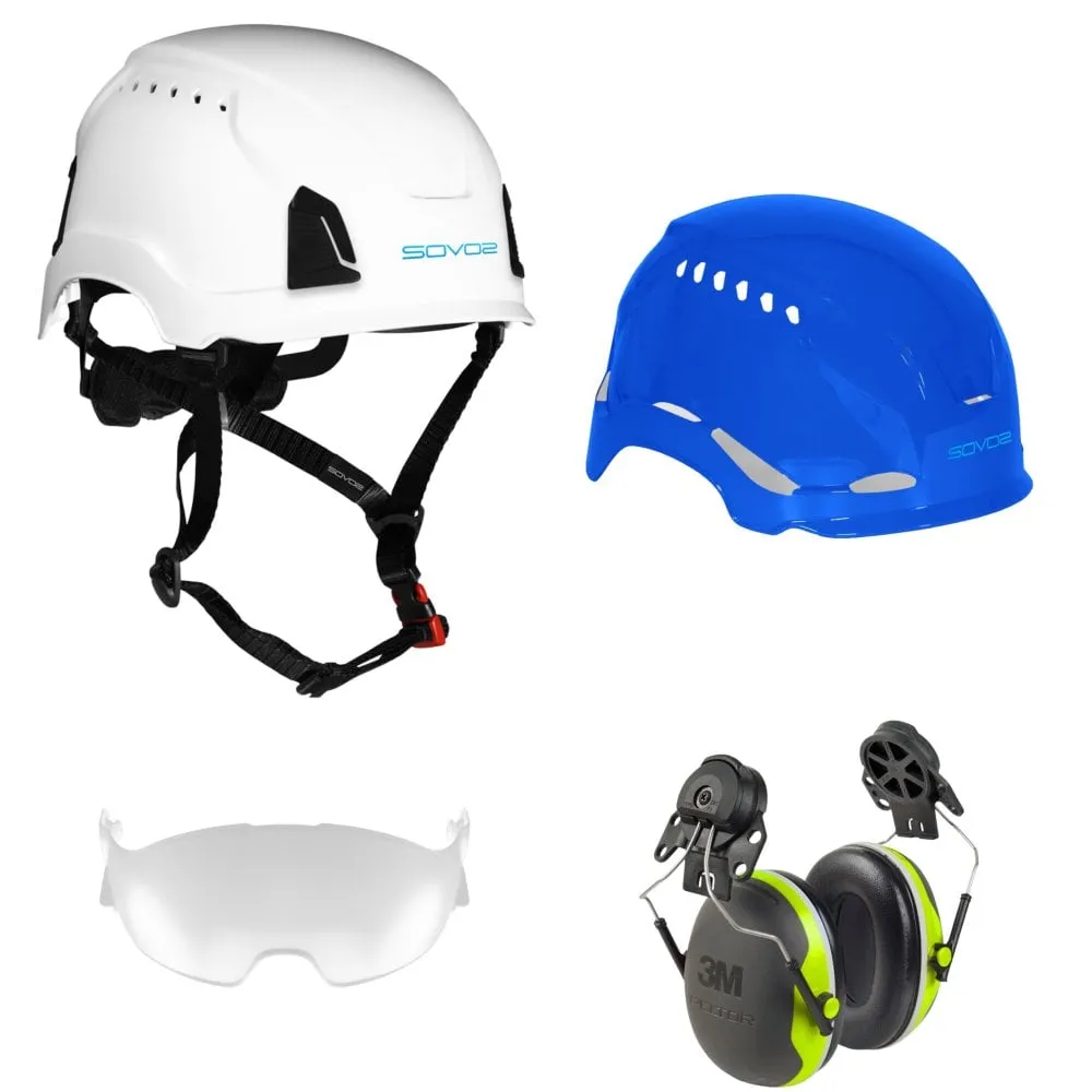 S3200 Chainsaw Helmet Half Visor and Ear Defenders