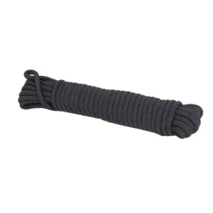 Tactical Utility Rope 100' - Black 3-8"  1 Ea