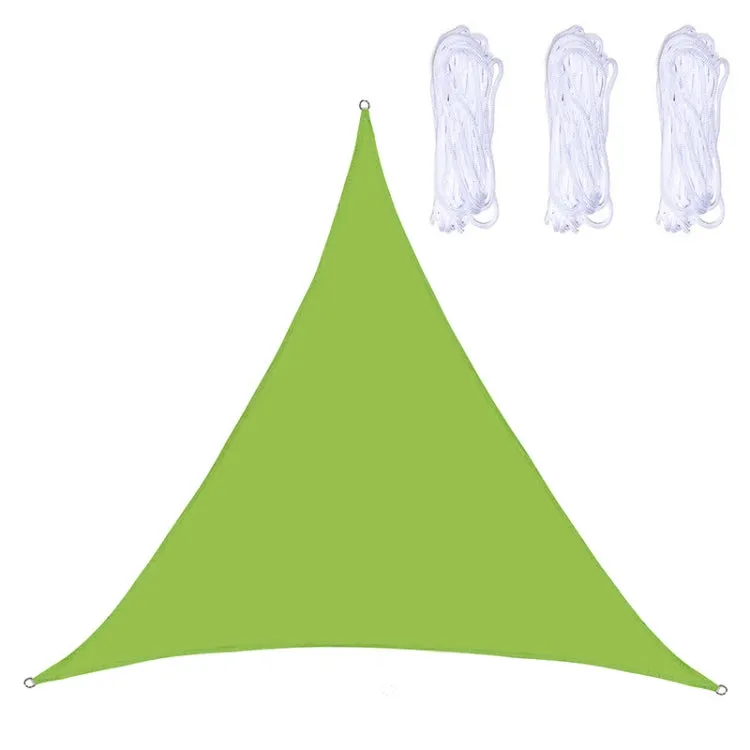 Triangle Outdoor Garden Sunshade Sail Waterproof Anti-UV Canopy, Size: 3m x 3m x 3m(Green)